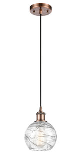 Ballston One Light Mini Pendant in Antique Copper (405|516-1P-AC-G1213-6)