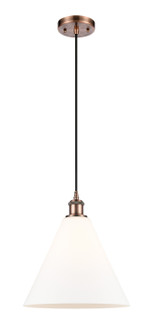 Ballston LED Mini Pendant in Antique Copper (405|516-1P-AC-GBC-121-LED)