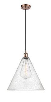 Ballston LED Pendant in Antique Copper (405|516-1P-AC-GBC-164-LED)