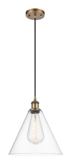 Ballston LED Mini Pendant in Brushed Brass (405|516-1P-BB-GBC-122-LED)