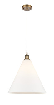 Ballston LED Pendant in Brushed Brass (405|516-1P-BB-GBC-161-LED)