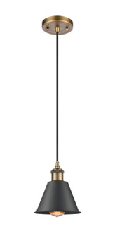 Ballston LED Pendant in Brushed Brass (405|516-1P-BB-M8-BK-LED)