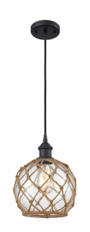 Ballston LED Mini Pendant in Matte Black (405|516-1P-BK-G122-8RB-LED)