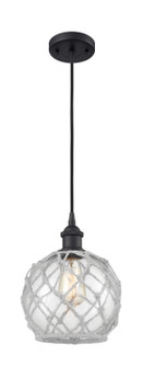 Ballston LED Mini Pendant in Matte Black (405|516-1P-BK-G122-8RW-LED)