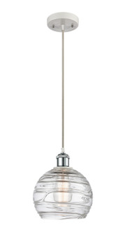 Ballston LED Mini Pendant in White Polished Chrome (405|516-1P-WPC-G1213-8-LED)