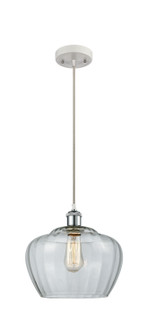 Ballston LED Mini Pendant in White Polished Chrome (405|516-1P-WPC-G92-L-LED)