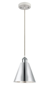 Ballston One Light Mini Pendant in White Polished Chrome (405|516-1P-WPC-MBC-8-PC)