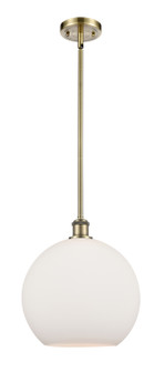 Ballston One Light Mini Pendant in Antique Brass (405|516-1S-AB-G121-12)
