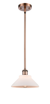 Ballston One Light Mini Pendant in Antique Copper (405|516-1S-AC-G131)
