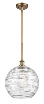 Ballston One Light Mini Pendant in Brushed Brass (405|516-1S-BB-G1213-12)