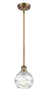 Ballston One Light Mini Pendant in Brushed Brass (405|516-1S-BB-G1213-6)