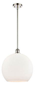 Ballston LED Pendant in Polished Nickel (405|516-1S-PN-G121-14-LED)