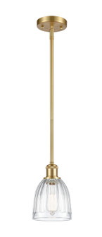 Ballston One Light Mini Pendant in Satin Gold (405|516-1S-SG-G442) Ballston One Light Mini Pendant in Satin Gold (405|516-1S-SG-G442)
