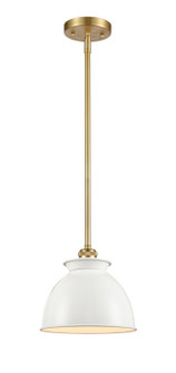 Ballston One Light Mini Pendant in Satin Gold (405|516-1S-SG-M14-W)