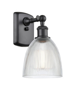 Ballston One Light Wall Sconce in Matte Black (405|516-1W-BK-G382)