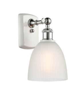Ballston One Light Wall Sconce in White Polished Chrome (405|516-1W-WPC-G381)