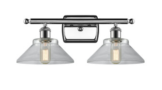 Ballston Two Light Bath Vanity in Polished Chrome (405|516-2W-PC-G132)