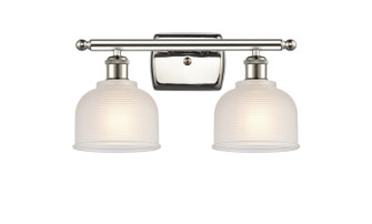 Ballston Two Light Bath Vanity in Polished Nickel (405|516-2W-PN-G411)