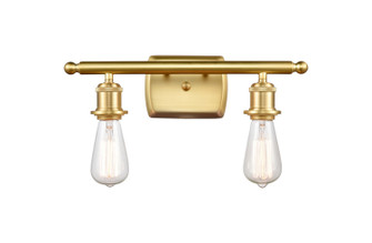 Ballston Two Light Bath Vanity in Satin Gold (405|516-2W-SG)