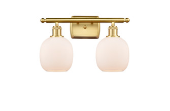 Ballston Two Light Bath Vanity in Satin Gold (405|516-2W-SG-G101)