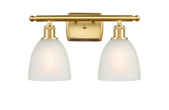 Ballston Two Light Bath Vanity in Satin Gold (405|516-2W-SG-G381)