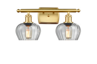 Ballston Two Light Bath Vanity in Satin Gold (405|516-2W-SG-G92)