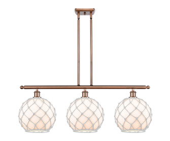 Ballston LED Island Pendant in Antique Copper (405|516-3I-AC-G121-10RW-LED)