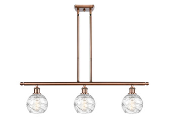 Ballston Three Light Island Pendant in Antique Copper (405|516-3I-AC-G1213-6)