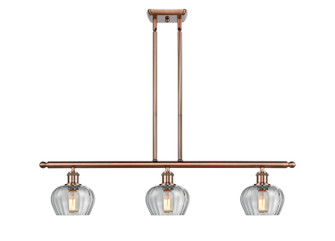 Ballston Three Light Island Pendant in Antique Copper (405|516-3I-AC-G92)