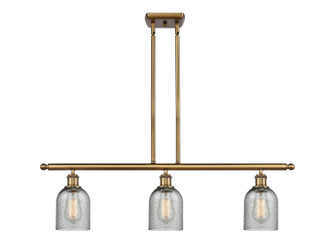 Ballston Three Light Island Pendant in Brushed Brass (405|516-3I-BB-G257)