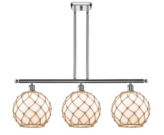 Ballston Three Light Island Pendant in Polished Chrome (405|516-3I-PC-G121-10RB)