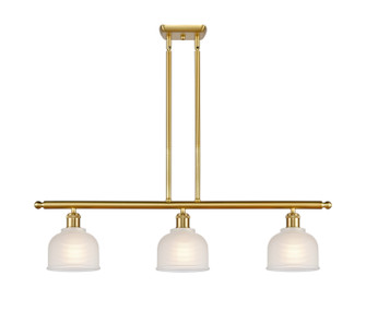 Ballston LED Island Pendant in Satin Gold (405|516-3I-SG-G411-LED)