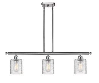 Ballston Three Light Island Pendant in Brushed Satin Nickel (405|516-3I-SN-G112)