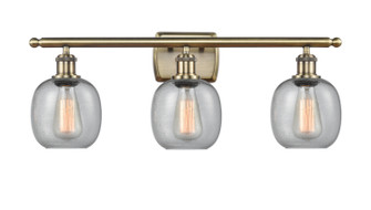 Ballston Three Light Bath Vanity in Antique Brass (405|516-3W-AB-G104)