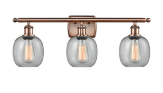 Ballston Three Light Bath Vanity in Antique Copper (405|516-3W-AC-G104)