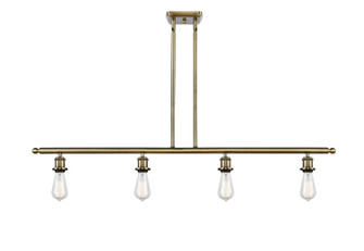 Ballston Four Light Island Pendant in Antique Brass (405|516-4I-AB)