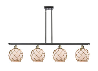 Ballston LED Island Pendant in Black Antique Brass (405|516-4I-BAB-G121-8RB-LED)