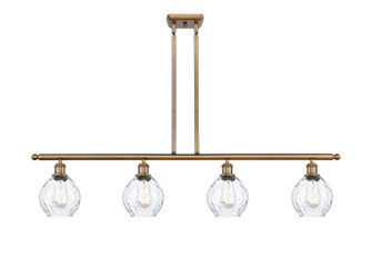 Ballston Four Light Island Pendant in Brushed Brass (405|516-4I-BB-G362)