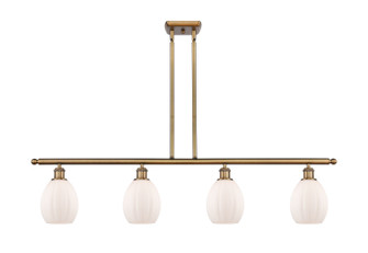 Ballston Four Light Island Pendant in Brushed Brass (405|516-4I-BB-G81)