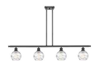 Ballston LED Island Pendant in Matte Black (405|516-4I-BK-G1213-6-LED)