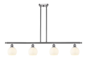 Ballston LED Island Pendant in Matte Black (405|516-4I-BK-G1215-6-LED)