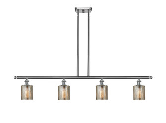 Ballston Four Light Island Pendant in Satin Gold (405|516-4I-SG-G1113)