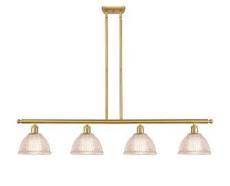 Ballston Four Light Island Pendant in Satin Gold (405|516-4I-SG-G422)