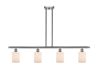 Ballston Four Light Island Pendant in Brushed Satin Nickel (405|516-4I-SN-G341)