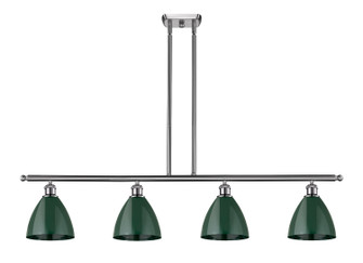 Ballston Four Light Island Pendant in Brushed Satin Nickel (405|516-4I-SN-MBD-75-GR)