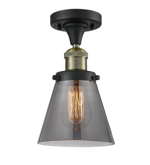Franklin Restoration LED Semi-Flush Mount in Antique Brass (405|517-1CH-AB-G62-LED)