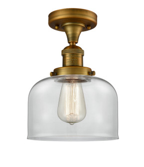 Franklin Restoration LED Semi-Flush Mount in Brushed Brass (405|517-1CH-BB-G72-LED)