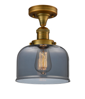 Franklin Restoration LED Semi-Flush Mount in Brushed Brass (405|517-1CH-BB-G73-LED)