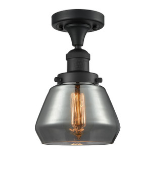 Franklin Restoration One Light Semi-Flush Mount in Matte Black (405|517-1CH-BK-G173)