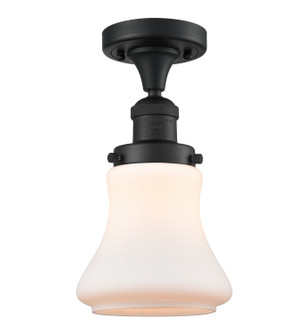 Franklin Restoration One Light Semi-Flush Mount in Matte Black (405|517-1CH-BK-G191)